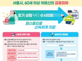 서울시 어르신 금융사기 피해 신속상담...고민 말고 전화주세요 기사 이미지